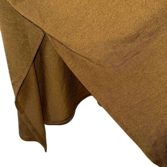 Brown Open Front Lightweight Kimono Cardigan Wrap - Picture 5 of 8